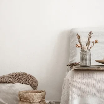 Modern interior with home items